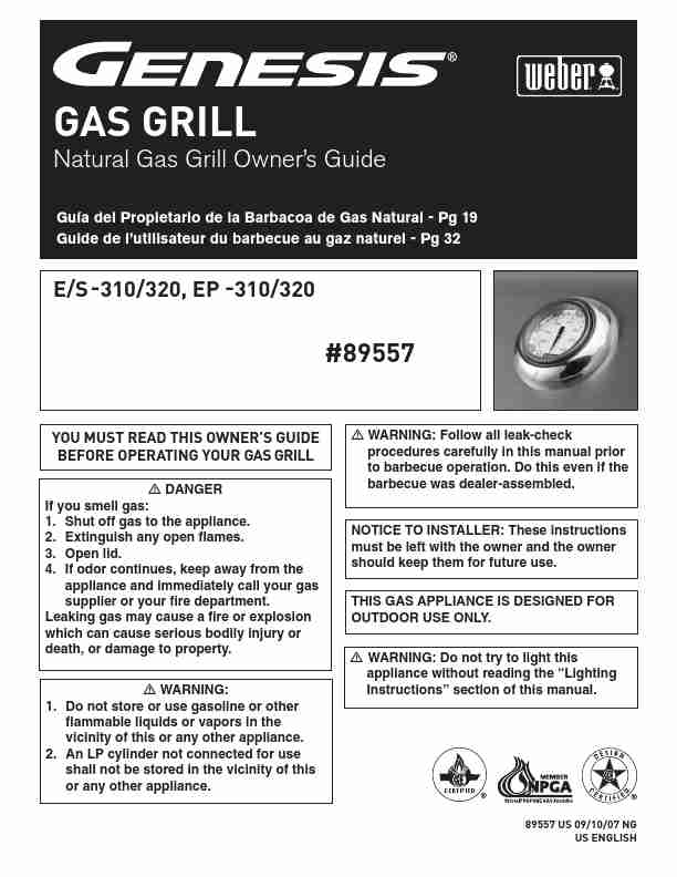 Weber Gas Grill ES-310, ES-320-page_pdf